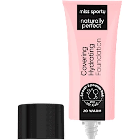 Miss sporty Naturally Perfect Covering Зволожуючий тональний крем 20, 1 шт.: ціни та характеристики