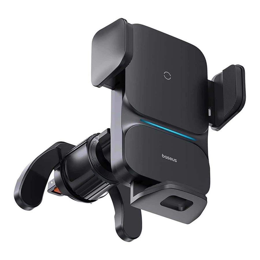 Автомобільний тримач для телефону Baseus Wisdom Inductive Charger for Grille Black (CGZX000001): ціни та характеристики