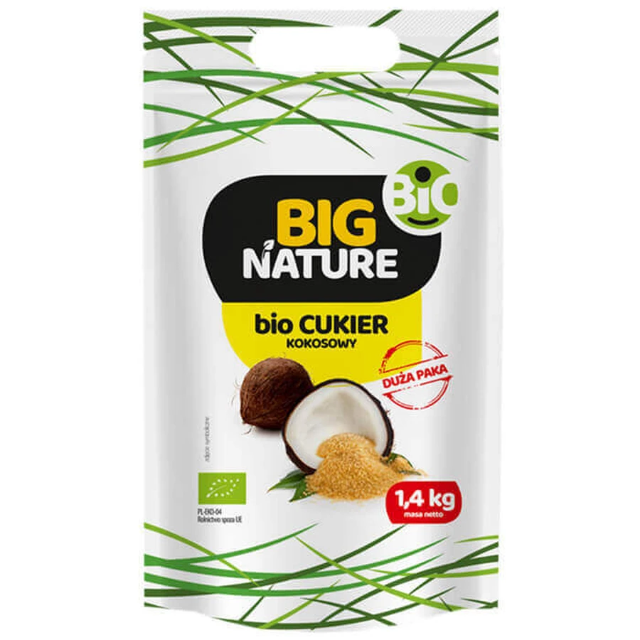 Big Nature Bio Zahăr de nucă de cocos, 1,4 кг: цены и характеристики