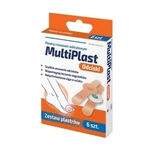 MultiPlast Corns, Пластирі з саліциловою кислотою, 6 шт