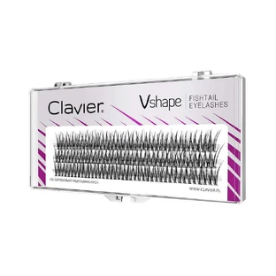 Clavier Vshape Fishtail Eyelashes ресницы, 8 мм