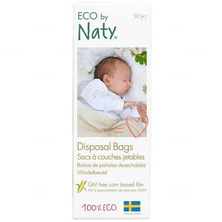 Eco by Naty, экологичные пакеты для подгузников, 50 штук