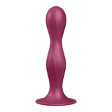 Дилдо Satisfyer Double Ball-R с шариками гейши, красный, 1 шт.