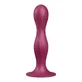 Дилдо Satisfyer Double Ball-R с шариками гейши, красный, 1 шт.