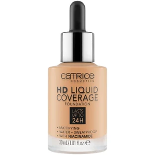 Catrice HD Liquid Coverage Foundation 24H Mattifying Face Foundation 034 Medium Beige, 30 мл