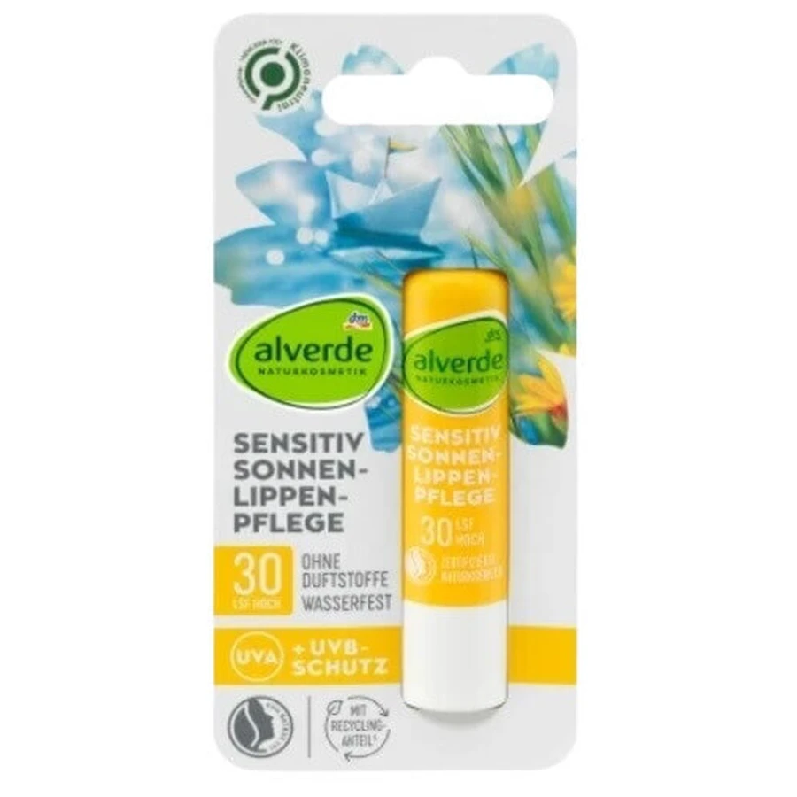 Alverde Sun, sensitiv LSF 30, губная помада, 4,8 г: цены и характеристики