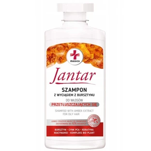 Шампунь Jantar Medica для жирных волос с экстрактом янтаря, 330 мл