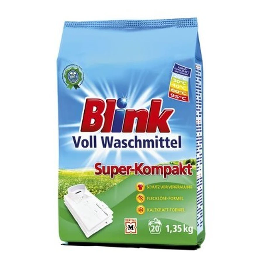 Blink, Super Compact, пральний порошок, 1,35 кг: ціни та характеристики