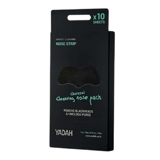 Очищувальні смужки для носа Yadah Charcoal, 10 шт