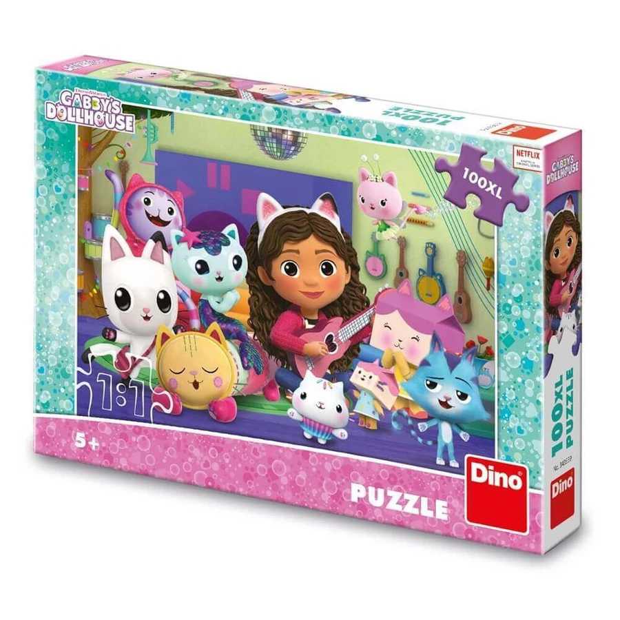 Пазл, 5-8 років, Габбі та музична година, 100 деталей, Dino Toys: ціни та характеристики