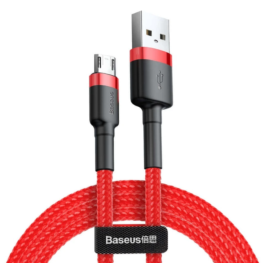 Baseus Cafule Cable CAMKLF-C09 USB-A / micro USB 1.5A 2 m - red: цены и характеристики