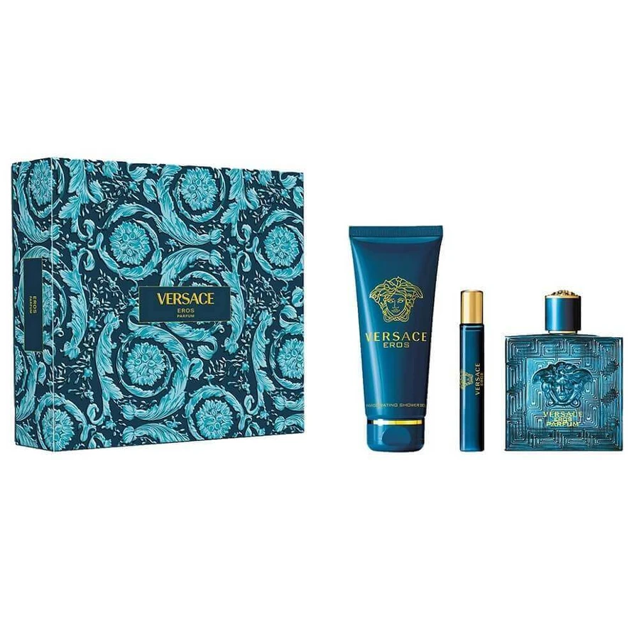 Набор духов Versace Eros, 100 мл + гель для душа, 150 мл + духи, 10 мл: цены и характеристики
