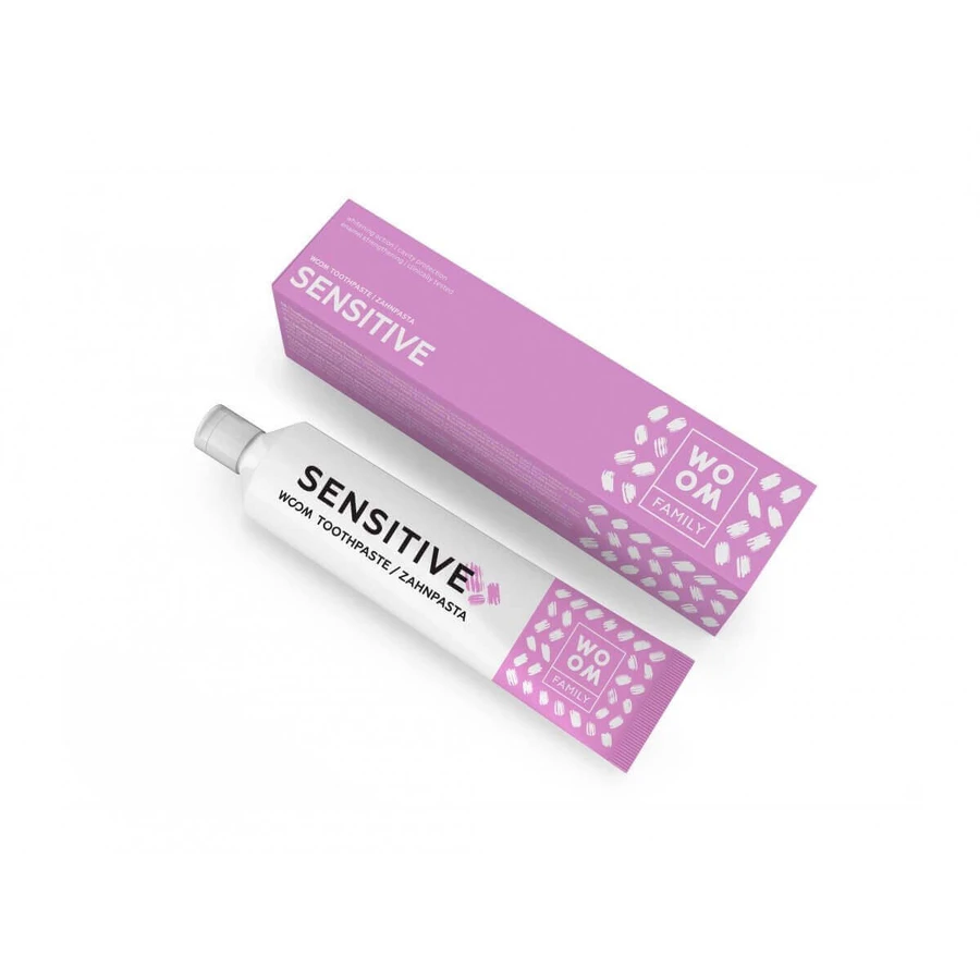 Woom Family Sensitive Toothpaste для чутливих зубів і ясен для всієї родини, 75 мл: ціни та характеристики