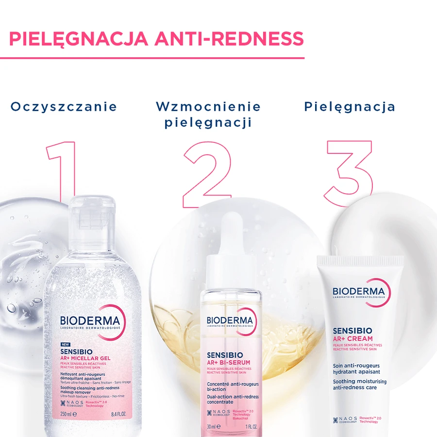 Bioderma Sensibio AR+ Bi-Serum Сироватка подвійної дії зменшує почервоніння та розгладжує зморшки, 30 мл: ціни та характеристики