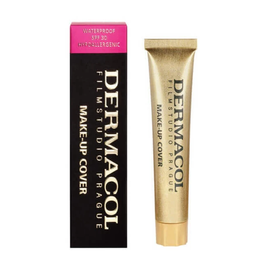 Dermacol Make-Up Cover Fond de ten impermeabil 212 SPF30, 30 г: цены и характеристики