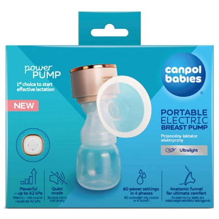 Молокоотсос Canpol Babies PowerPump 20/107, электрический, портативный: цены и характеристики