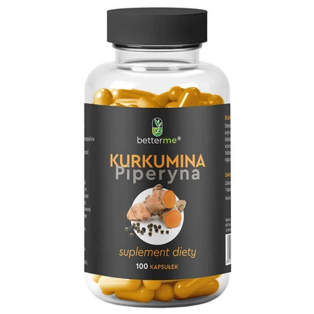 BetterMe Curcumin Piperine, 100 капсул: цены и характеристики