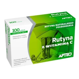 Apteo, Рутин с витамином С, 100 компонентов