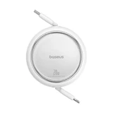 Baseus Free2Pull cablu retractabil USB-C / Lightning 20W 1m - alb
