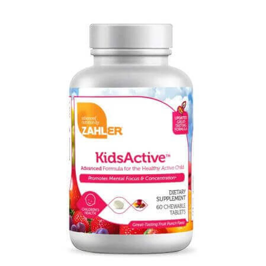 KidsActive Zahler, 60 таблеток, GNC: ціни та характеристики