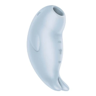 Синій пульсуючий вібратор Satisfyer Seal You Soon