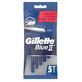 Gillette, Blue II, одноразовые бритвы, 5 штук