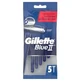 Gillette, Blue II, одноразові бритви, 5 шт