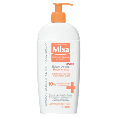 Заспокійливий бальзам для тіла Mixa Allantoin Restore, 400 мл: ціни та характеристики
