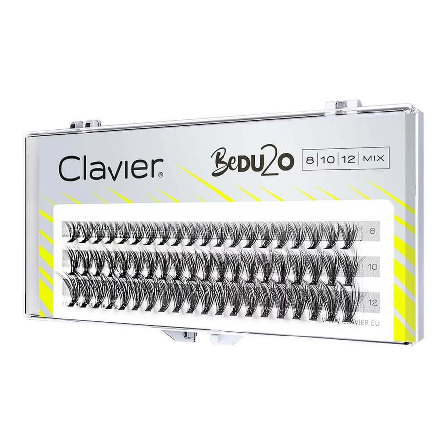 Clavier BeDU2O Double Volume Eyelash Tufts Mix 8-10-12mm: ціни та характеристики