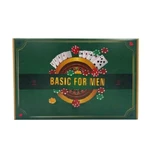 Aurora подарочный набор Basic for Men el shaving 300 мл + бальзам после бритья 200 мл + бритва + майское полотенце