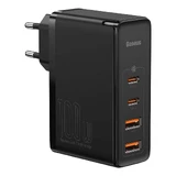 Сетевое зарядное устройство Baseus GaN2 Pro 100 Вт USB / USB Type C Quick Charge 4+ Power Delivery, черное (CCGAN2P-L01)
