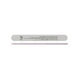 Peggy Sage Двусторонняя прямая пилка для ногтей 240/240 зебра, 1 шт.
