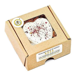 Шипляча бомба для ванни Miodowa Mydlarnia Rose, 80 г