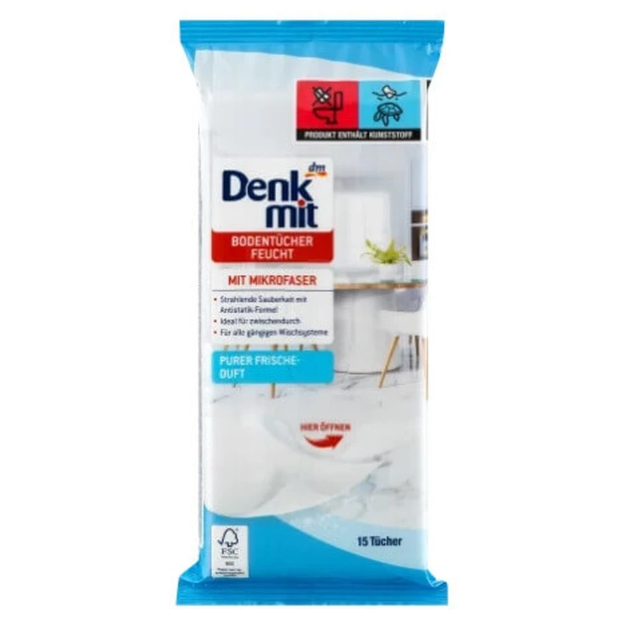 Denkmit, Серветки для чищення, 15 шт: ціни та характеристики