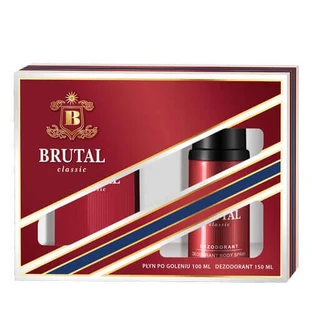 La Rive Brutal Classic Set: лосьон после бритья 100 мл + дезодорант-спрей 150 мл