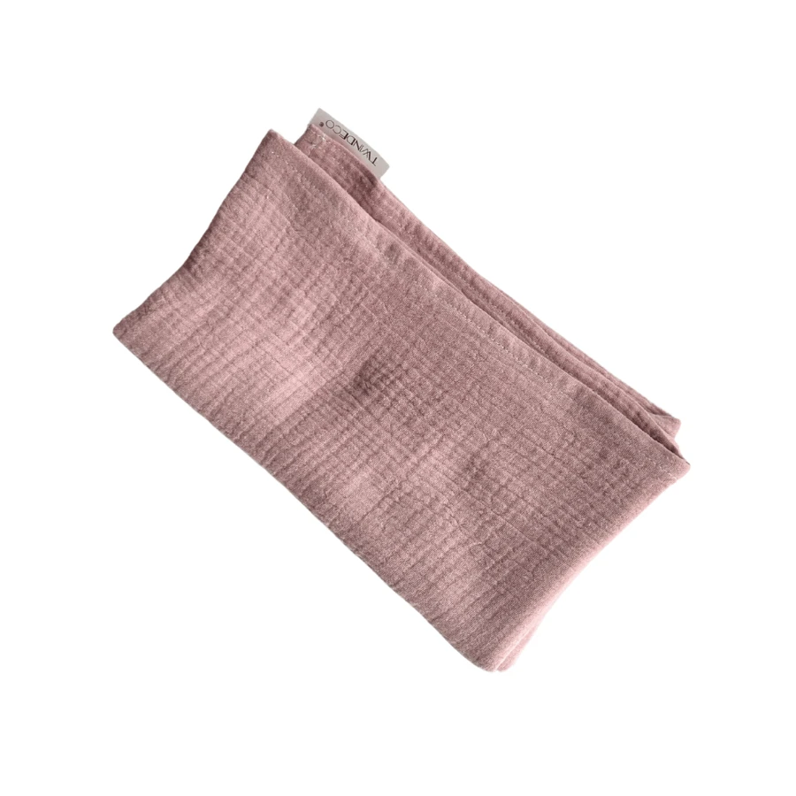 Муслиновое одеяло Cotton Flower, 120 x 100 см, античный розовый, Twindeco: цены и характеристики