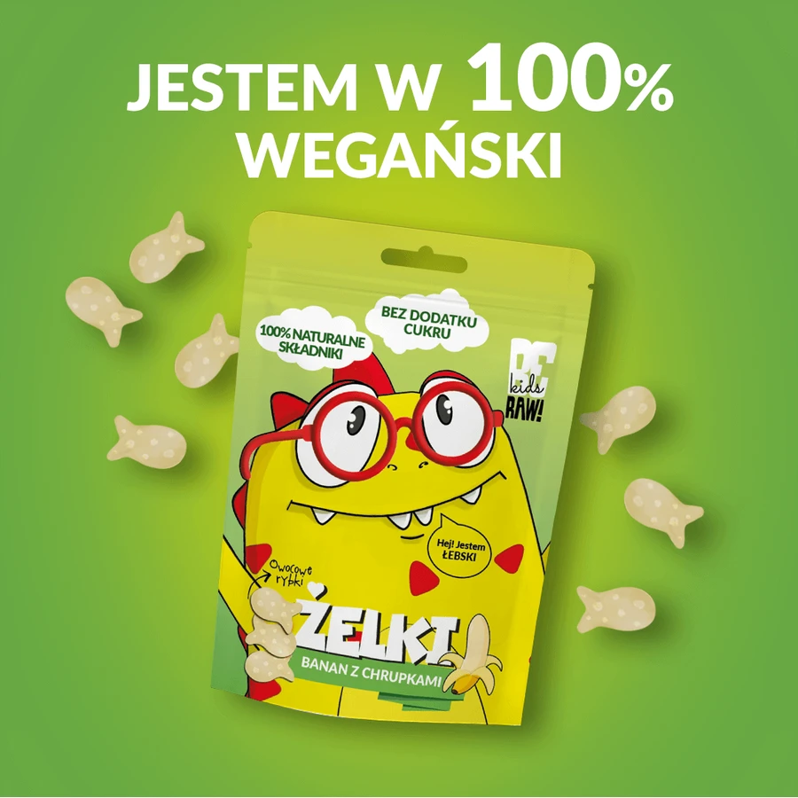 BeRAW! Дитячі бананові цукерки з чіпсами 35 г: ціни та характеристики