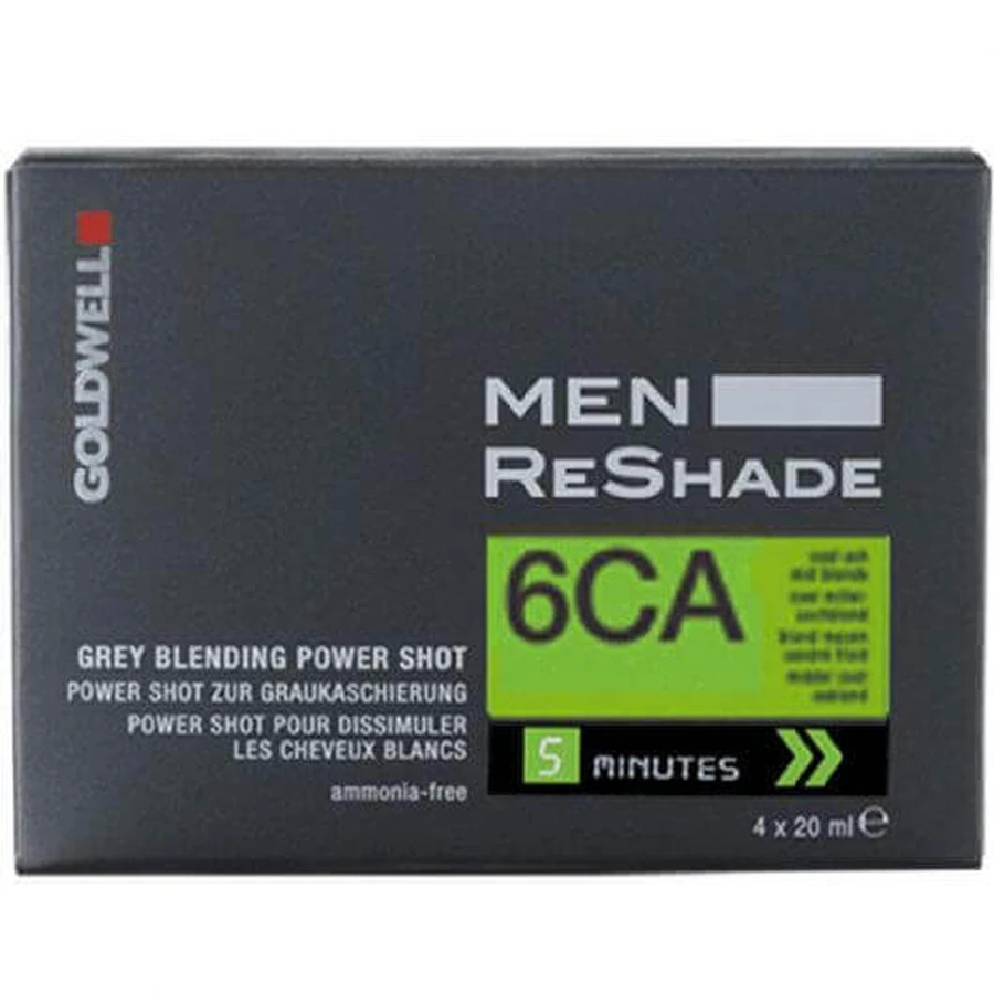 Goldwell Men Reshade 6CA Мужская краска для волос для белых волос 4Шот x 20 мл: цены и характеристики