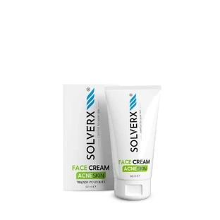 Solverx Acne Skin Крем для обличчя від прищів і жирної шкіри, 50 мл