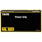 Thor Power Grip, mănuși din nitril, nesterile, fără pudră, negre, mărimea S, 50 bucăți: цены и характеристики