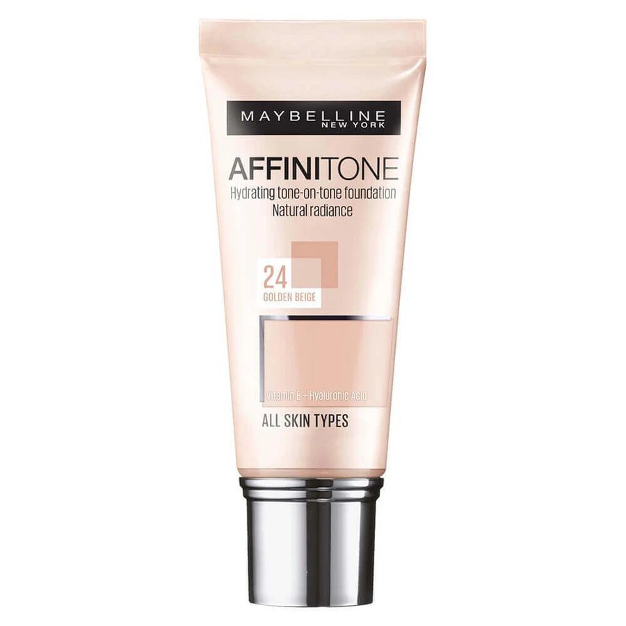 Maybelline Affinitone Moisturising Foundation 24 Golden Beige, 30 мл: цены и характеристики