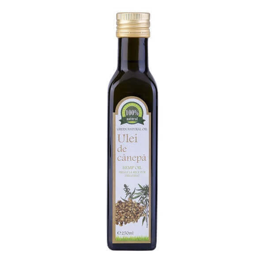 Чистое нерафинированное конопляное масло холодного отжима, 250 мл, Carmita Classic: цены и характеристики
