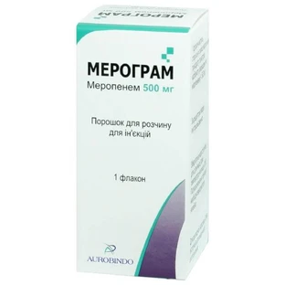 Мерограм пор. д/р-ну д/ін. 500 мг фл.
