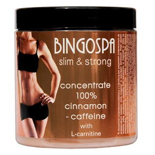 BingoSpa Slim amp; Strong 100% концентрат кофеина с корицей и L-карнитином, 250 г