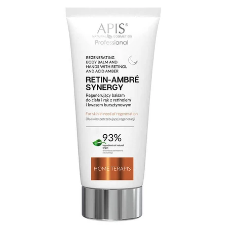 Apis Professional Retin Ambre Synergy, loțiune regenerantă pentru corp și mâini cu retinol și acid succinic, pentru noapte, 200 ml.: цены и характеристики