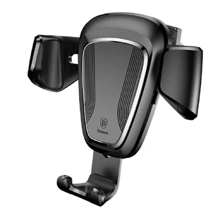 Baseus Gravity Car Mount auto grila de aerisire montare pentru telefon 4-6 negru (SUYL-01)