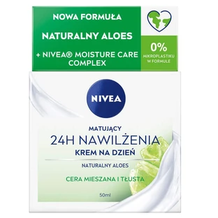 Nivea 24H Увлажняющий дневной крем для комбинированной и жирной кожи, 50 мл