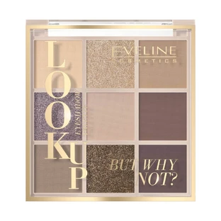 Палитра теней для век Eveline Cosmetics Look Up из 9 оттенков But Why Not, 10,8 г