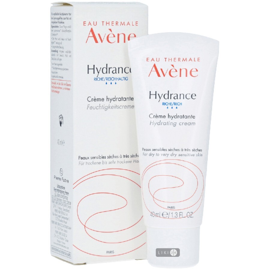 Крем Avene Hydrance Rich Hydrating Cream зволожуючий, 40 мл: ціни та характеристики