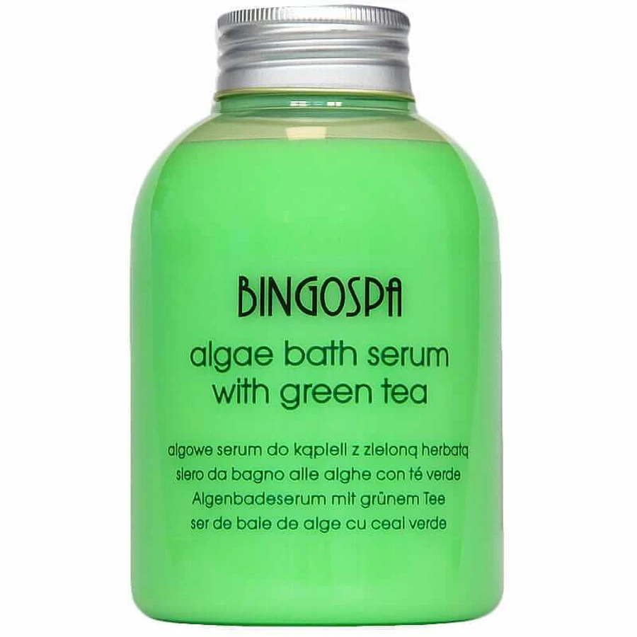 Сыворотка для ванны BingoSpa Algae Bath с зеленым чаем, 500 мл: цены и характеристики